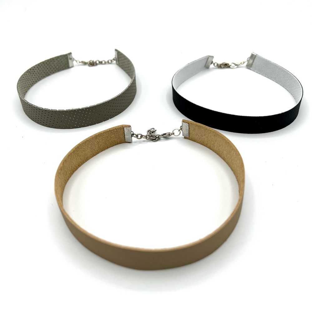 Luxury Leather Choker Necklace